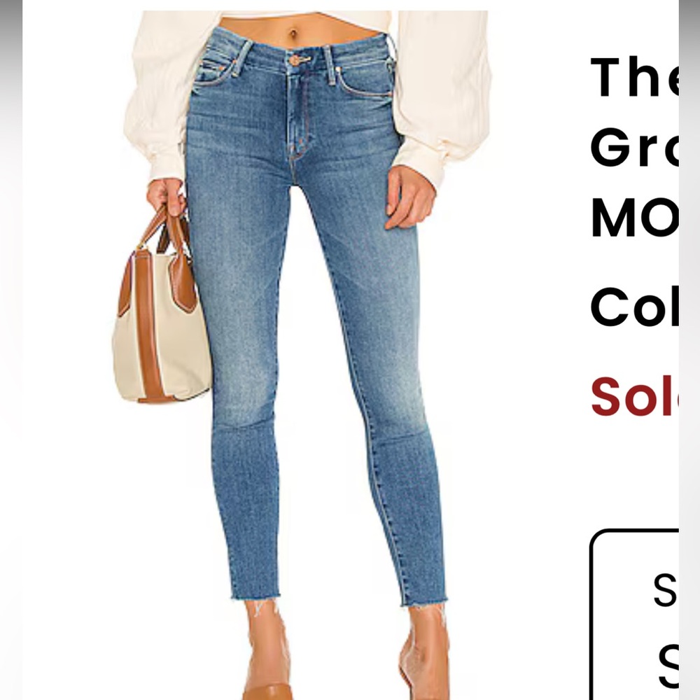 MOTHER The Looker Ankle Fray size 25